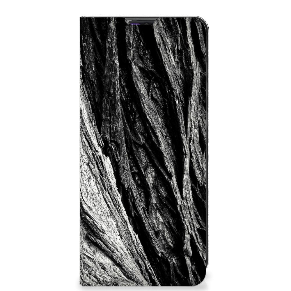 Book Wallet Case Samsung Galaxy A31 Boomschors Grijs - B2C Telecom