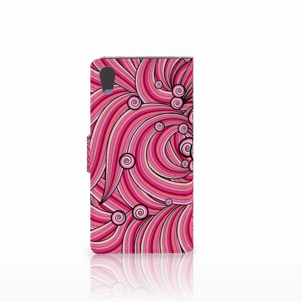 Sony Xperia XA1 Hoesje Swirl Pink