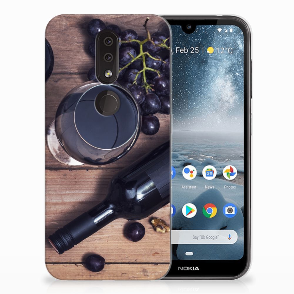 Nokia 4.2 Siliconen Case Wijn