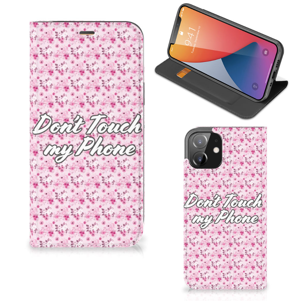 iPhone 12 | iPhone 12 Pro Design Case Flowers Pink DTMP