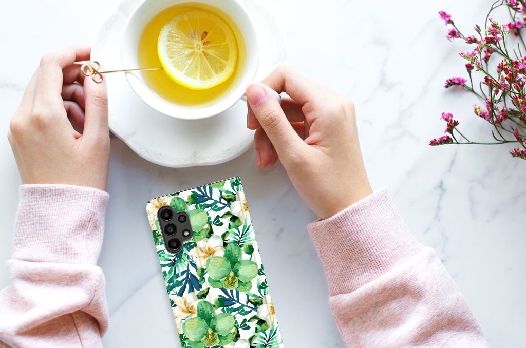 Samsung Galaxy A13 (4G) Smart Cover Orchidee Groen - B2C Telecom