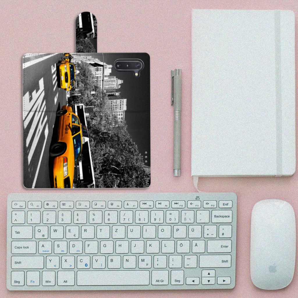 Samsung Galaxy Note 10 Flip Cover New York Taxi