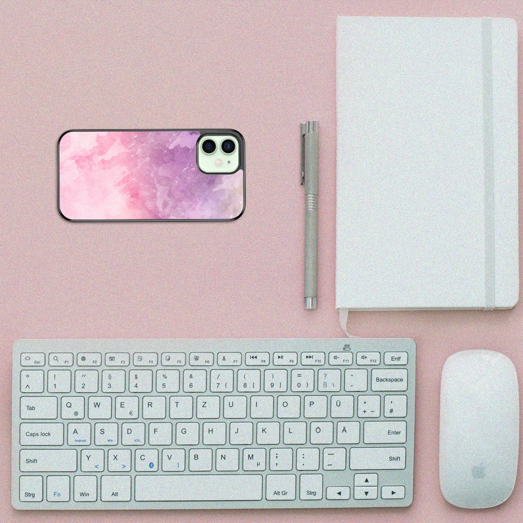 Case iPhone 12 Mini Pink Purple Paint B2C Telecom