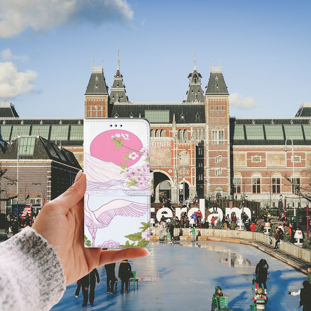 Huawei P10 Lite Telefoonhoesje met Pasjes Bird Standing