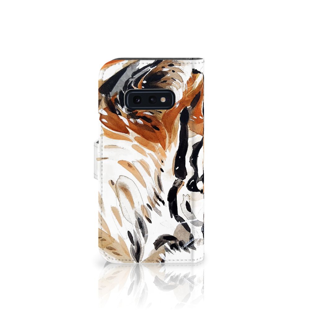 Hoesje Samsung Galaxy S10e Watercolor Tiger