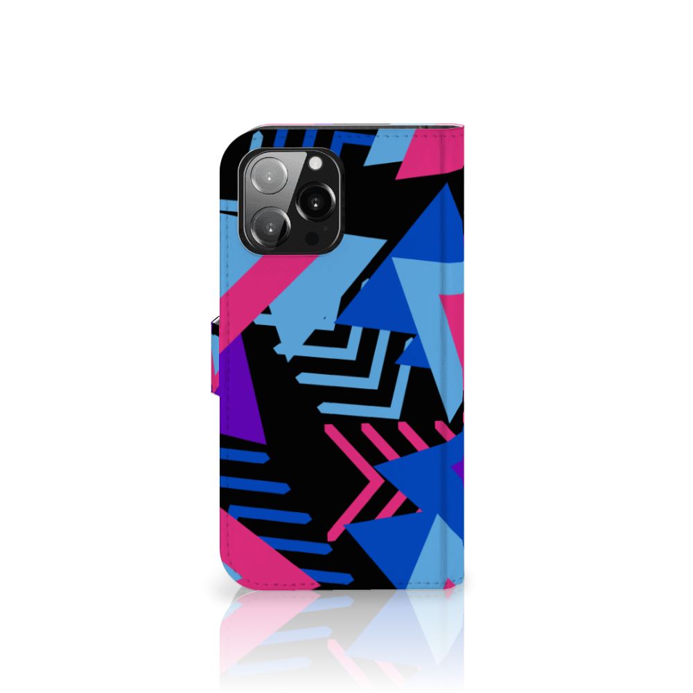 iPhone 13 Pro Max Book Case Funky Triangle