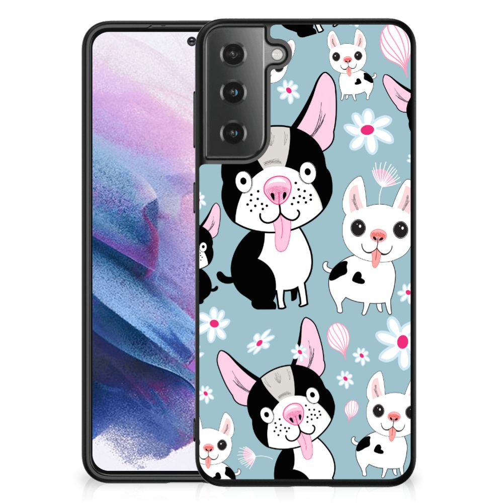 Samsung Galaxy S21 Plus Dierenprint Telefoonhoesje Hondjes