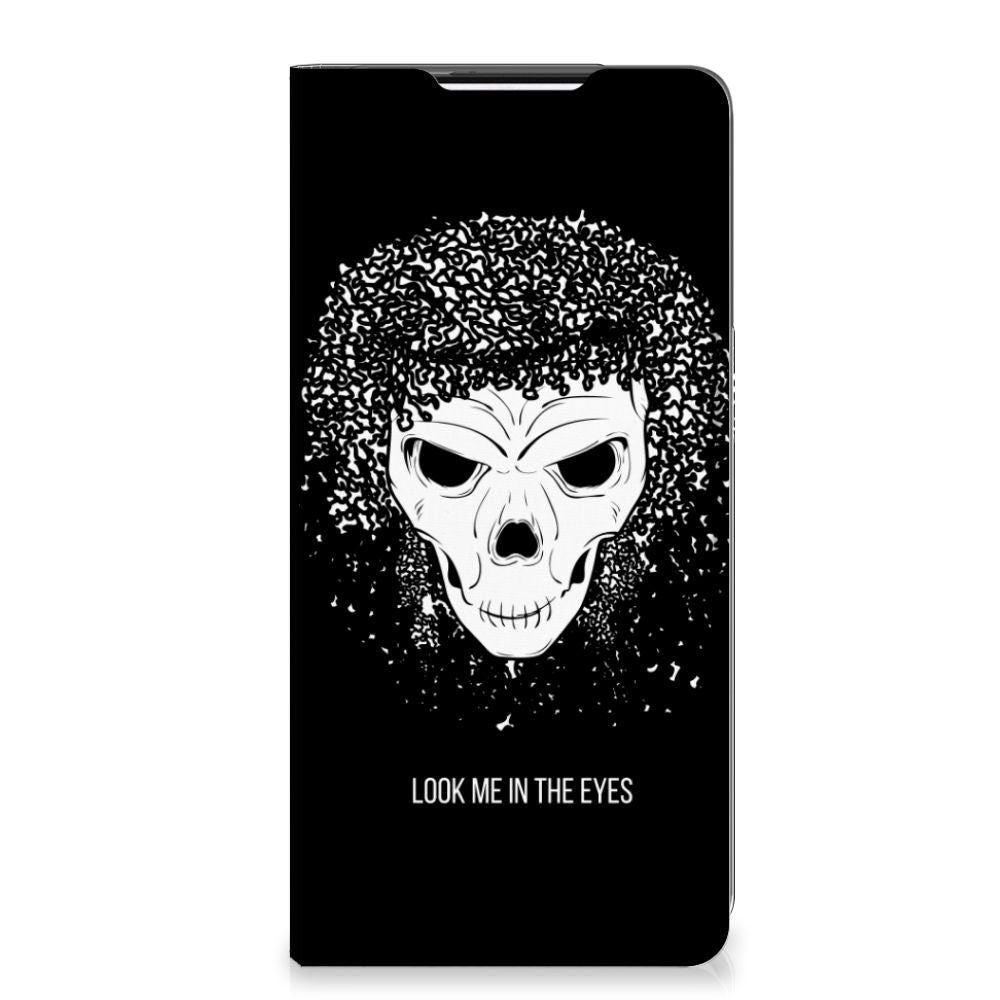 Mobiel BookCase Samsung Galaxy S21 Plus Skull Hair - B2C Telecom