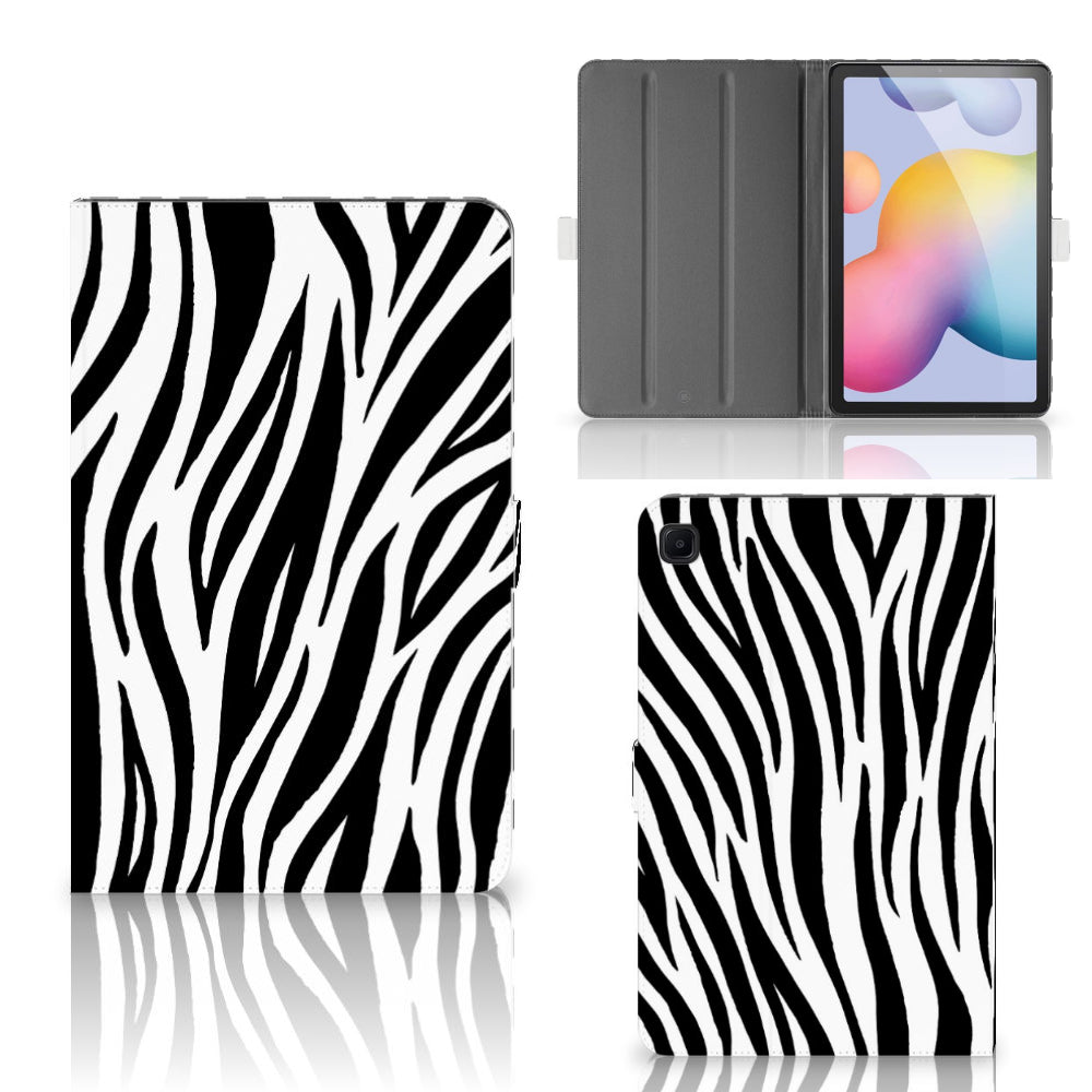 Samsung Galaxy Tab S6 Lite | S6 Lite (2022) Flip Case Zebra