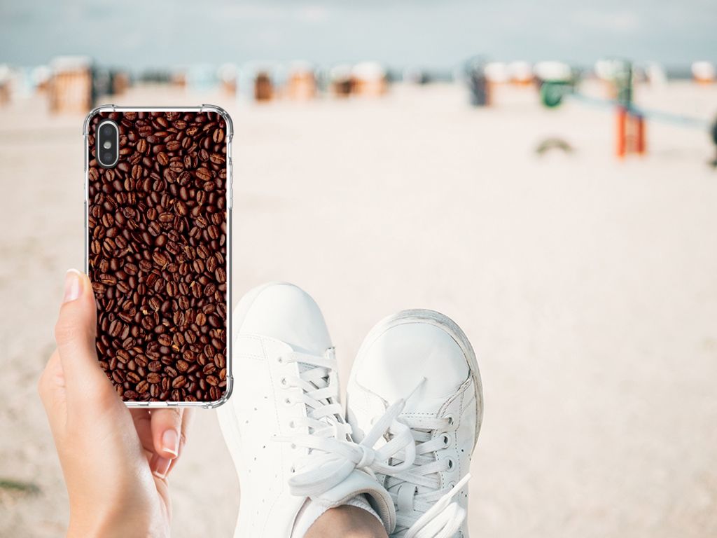 Apple iPhone Xs Max Beschermhoes Koffiebonen