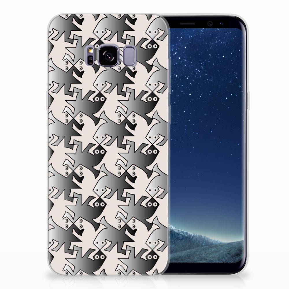 Samsung Galaxy S8 Plus TPU Hoesje Salamander Grey