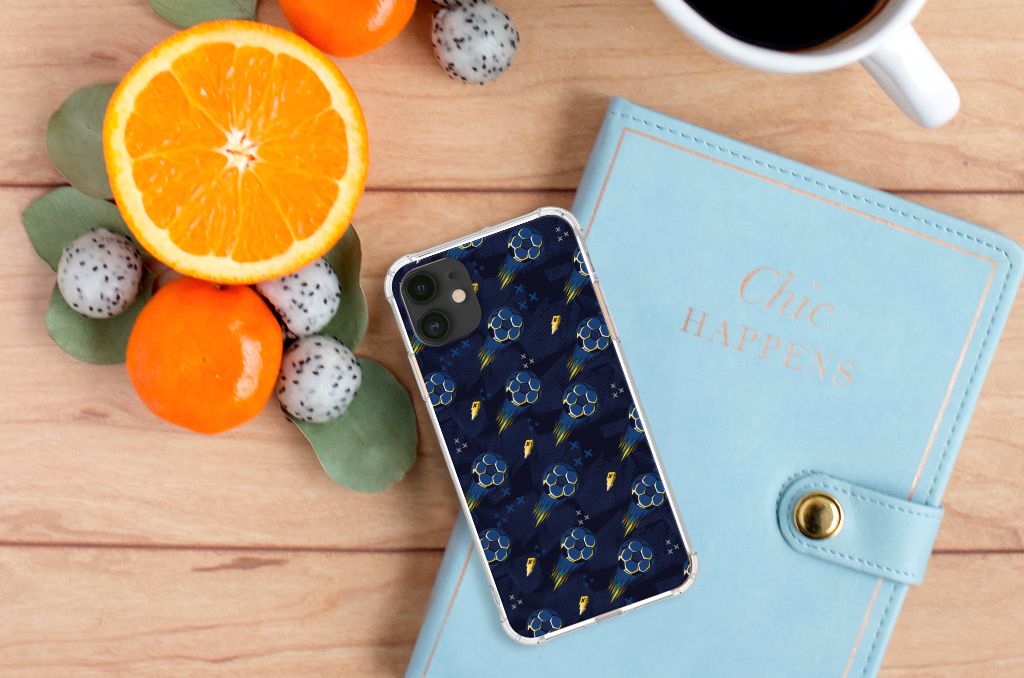 Doorzichtige Silicone Hoesje voor Apple iPhone 11 Voetbal B2C Telecom