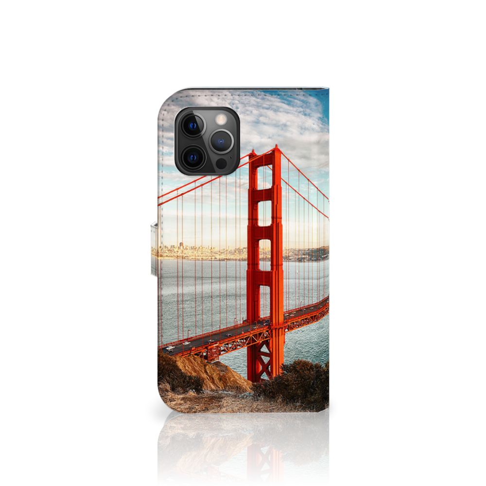 Apple iPhone 12 Pro Max Flip Cover Golden Gate Bridge