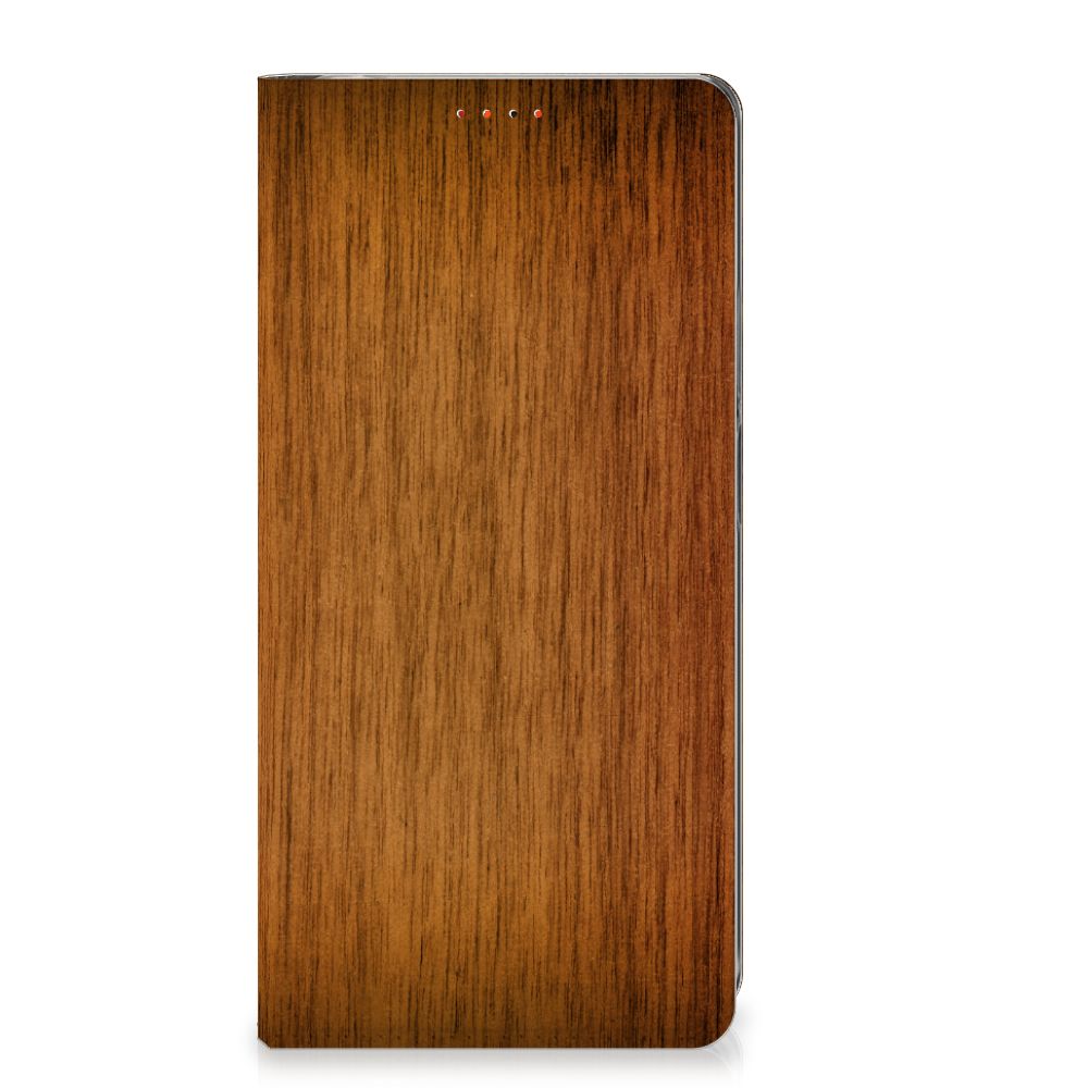 Xiaomi Redmi Note 12 Pro Plus Book Wallet Case Donker Hout