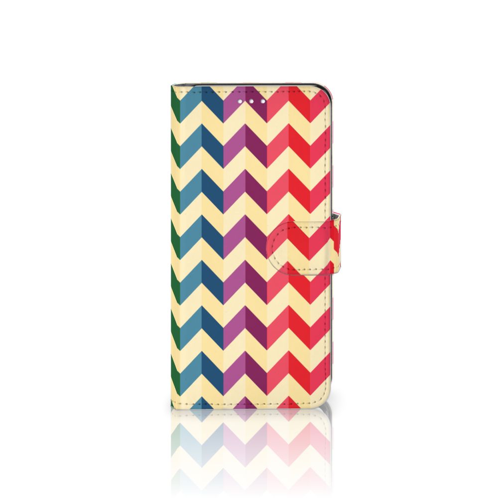 Samsung Galaxy S21 Telefoon Hoesje Zigzag Multi Color