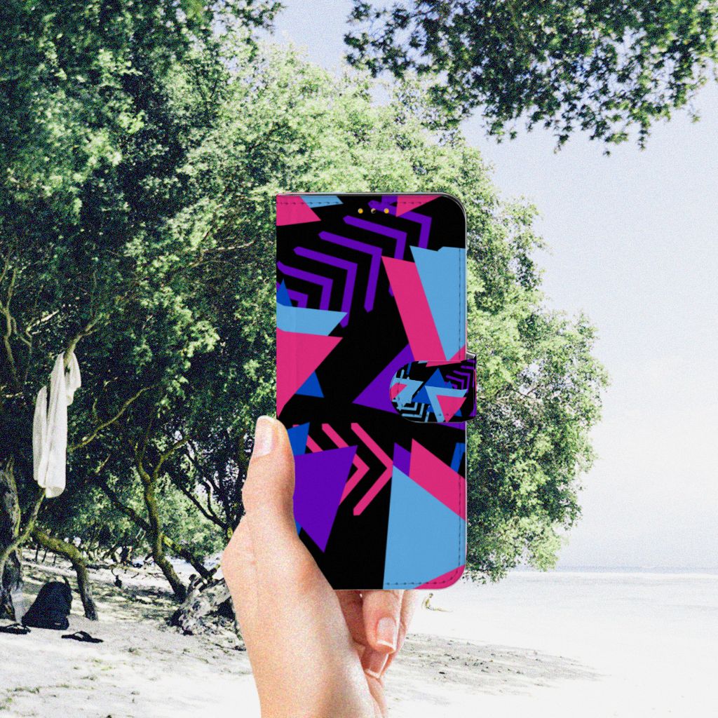 Samsung Galaxy M52 Book Case Funky Triangle