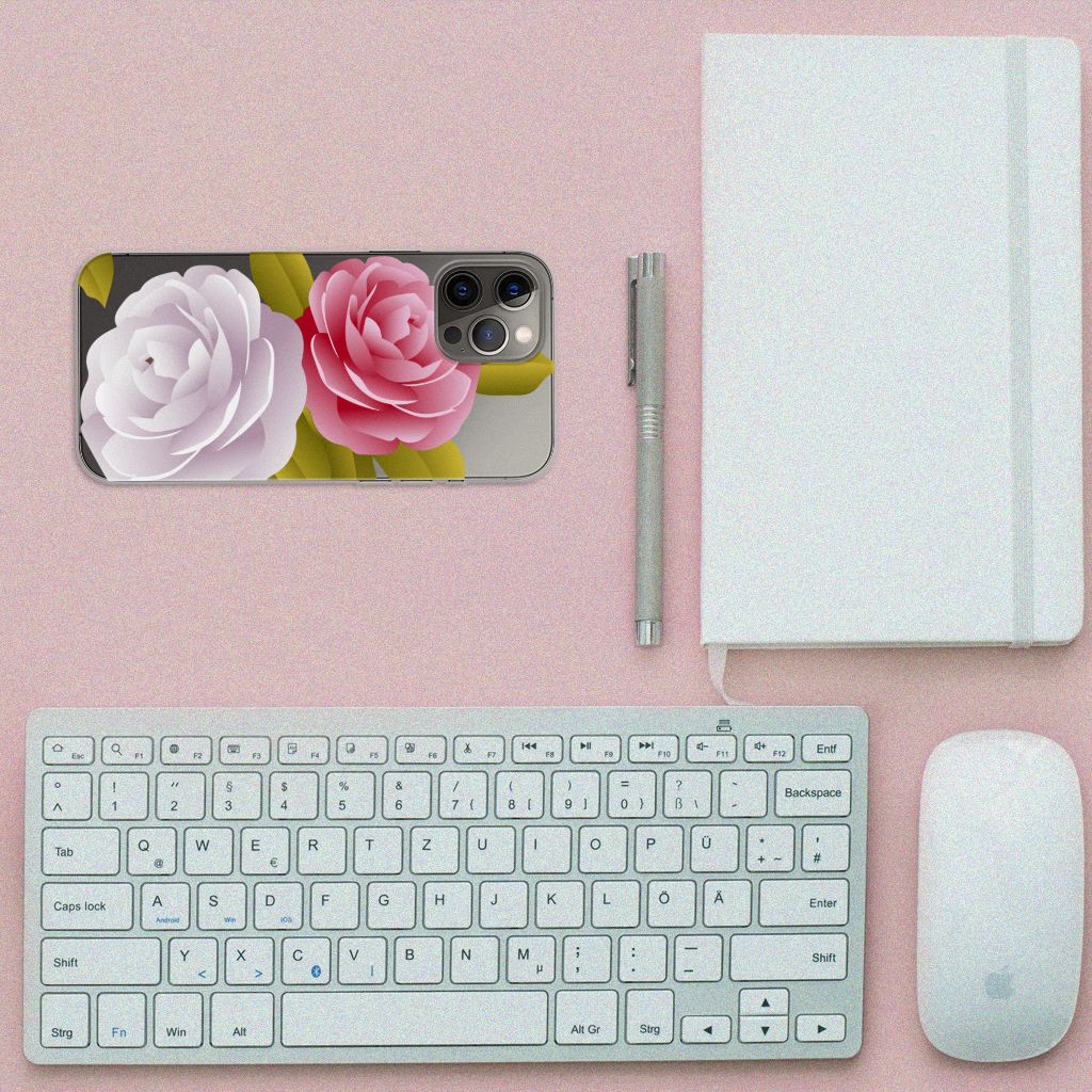 iPhone 12 Pro Max TPU Case Roses B2C Telecom