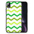 Apple iPhone XR Back Case Zigzag Groen