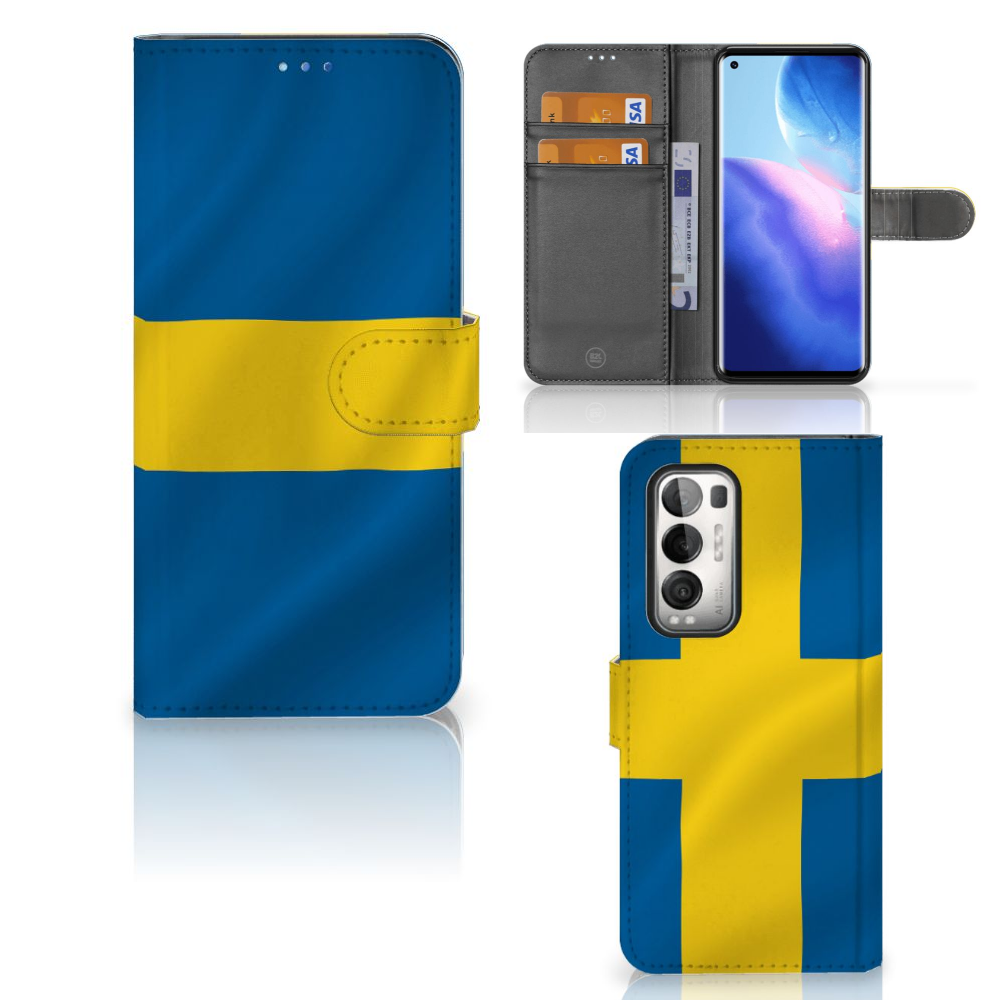 OPPO Find X3 Neo 5G Bookstyle Case Zweden