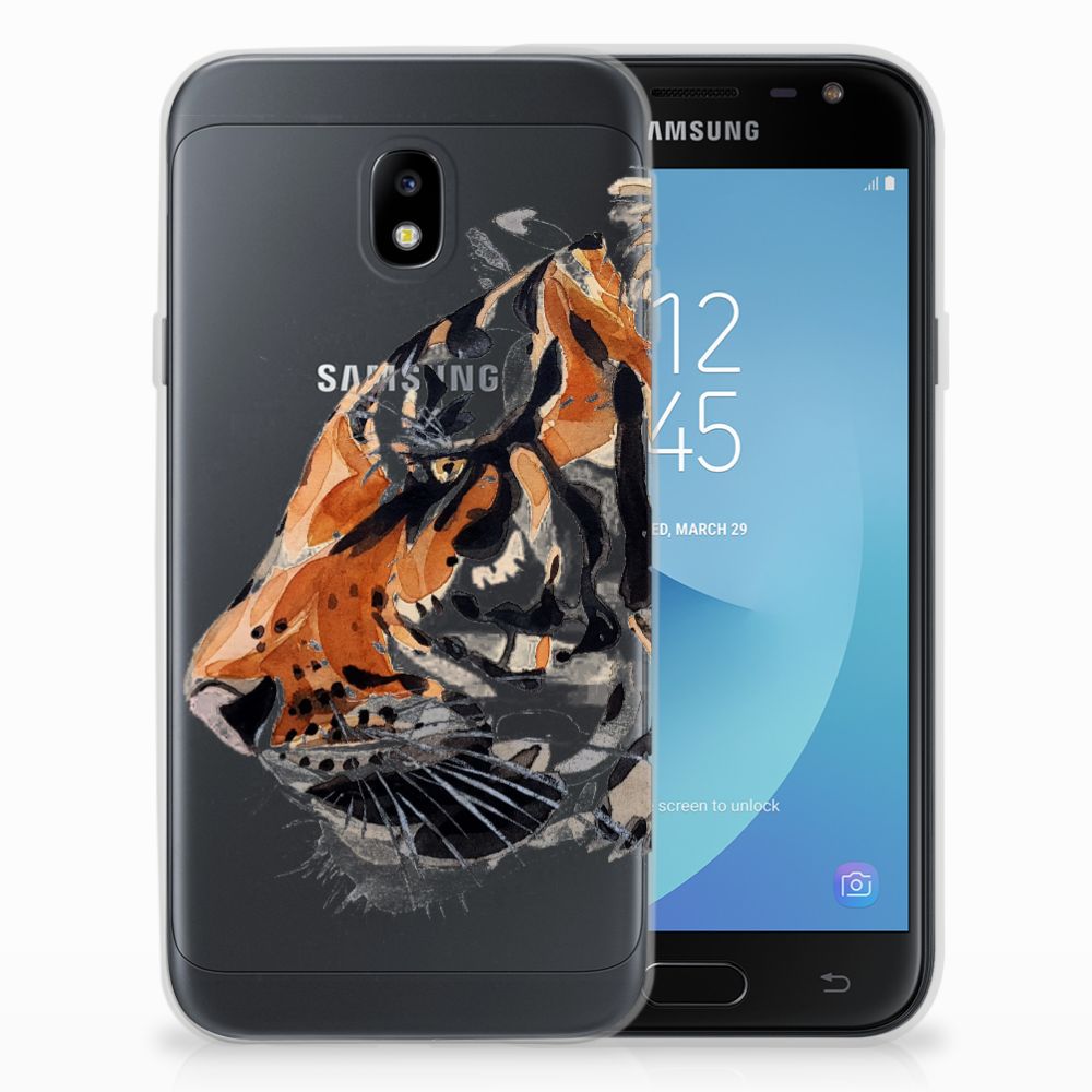 Hoesje maken Samsung Galaxy J3 2017 Watercolor Tiger