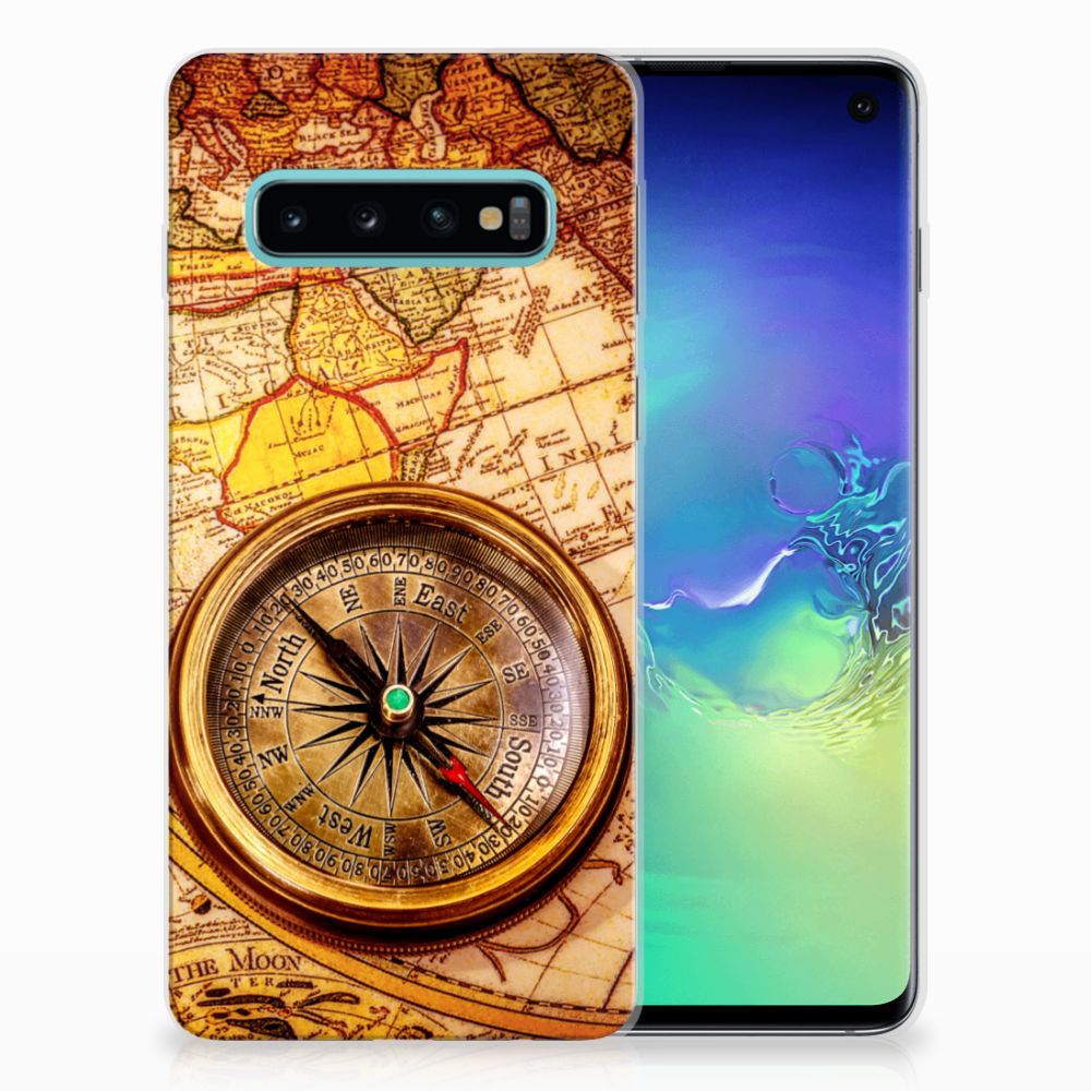 Samsung Galaxy S10 Siliconen Back Cover Kompas