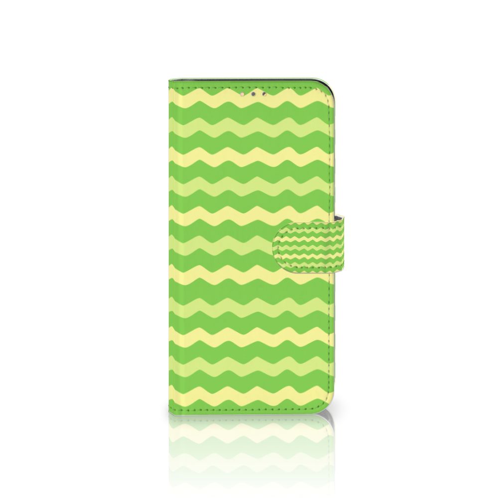 OPPO A15 Telefoon Hoesje Waves Green