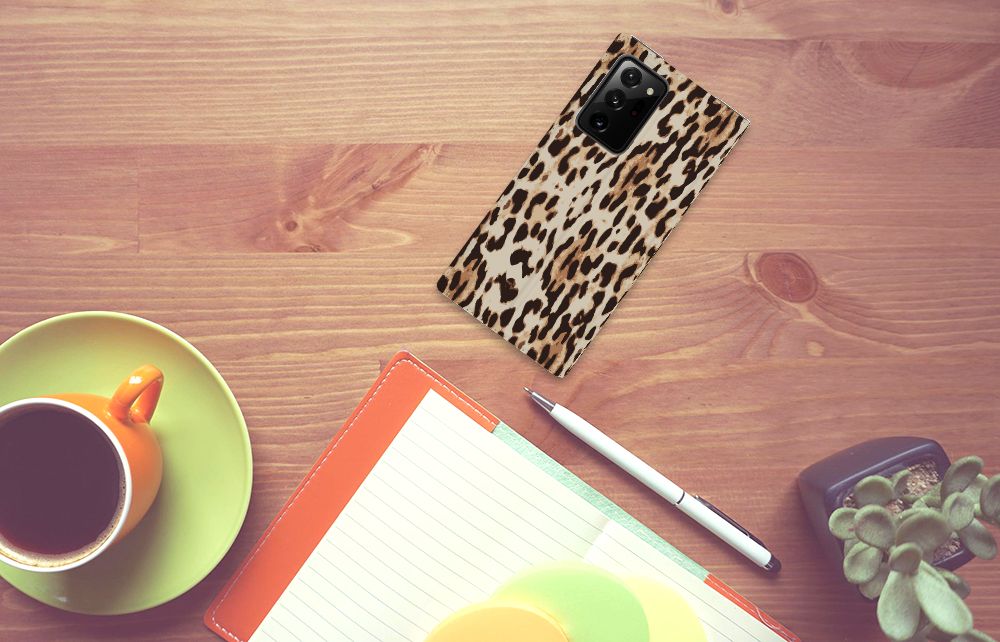 Samsung Galaxy Note 20 Ultra Hoesje maken Leopard - B2C Telecom