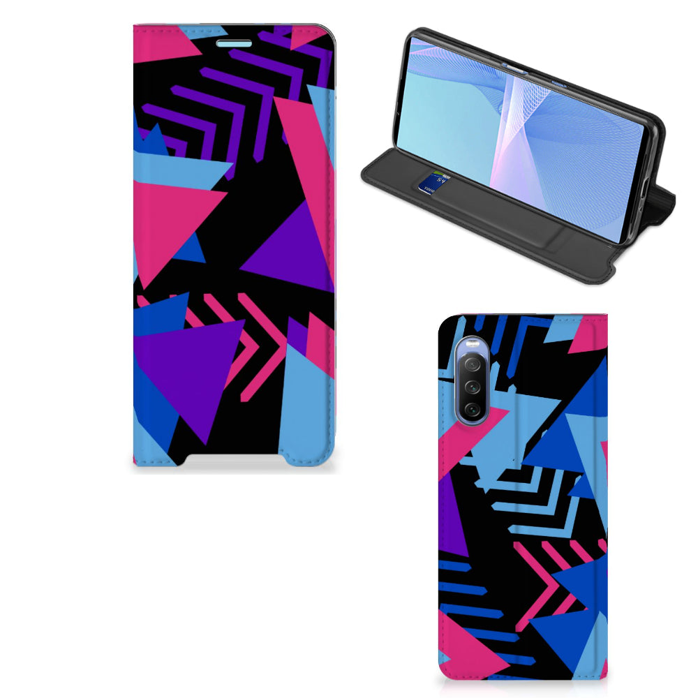 Sony Xperia 10 III Stand Case Funky Triangle