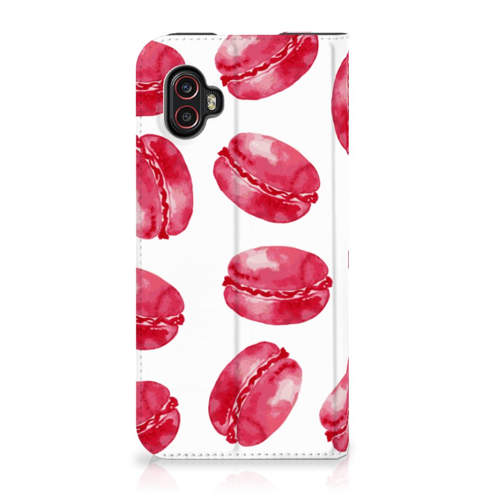 Samsung Galaxy Xcover 6 Pro Flip Style Cover Pink Macarons - B2C Telecom