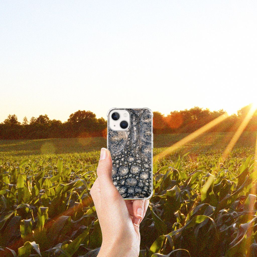 iPhone 13 mini Case Anti-shock Krokodillenprint - B2C Telecom