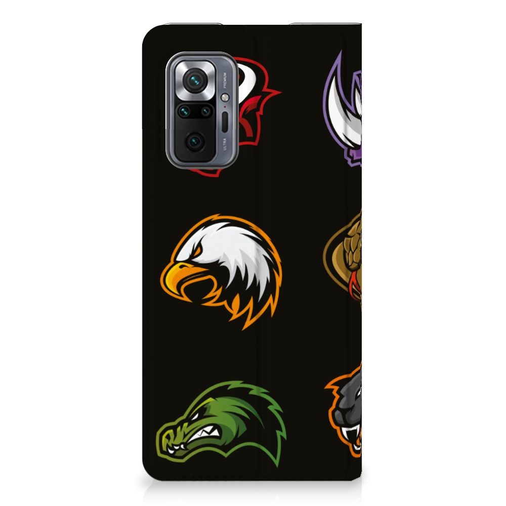Xiaomi Redmi Note 10 Pro Magnet Case Cartoon with varied colorful animal graphics