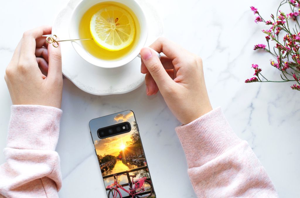 Samsung Galaxy S10 Silicone Hoesje Amsterdamse Grachten B2C Telecom