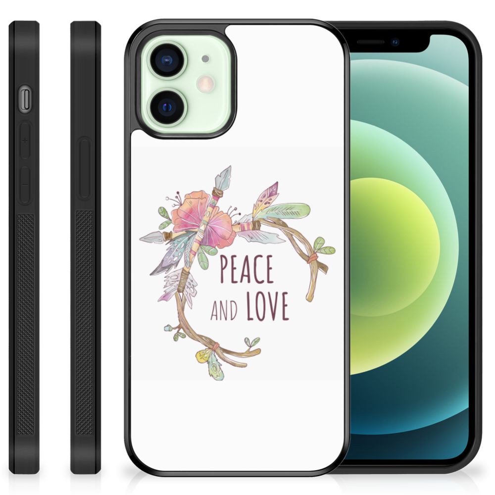 iPhone 12 Mini Bumper Hoesje Boho Text