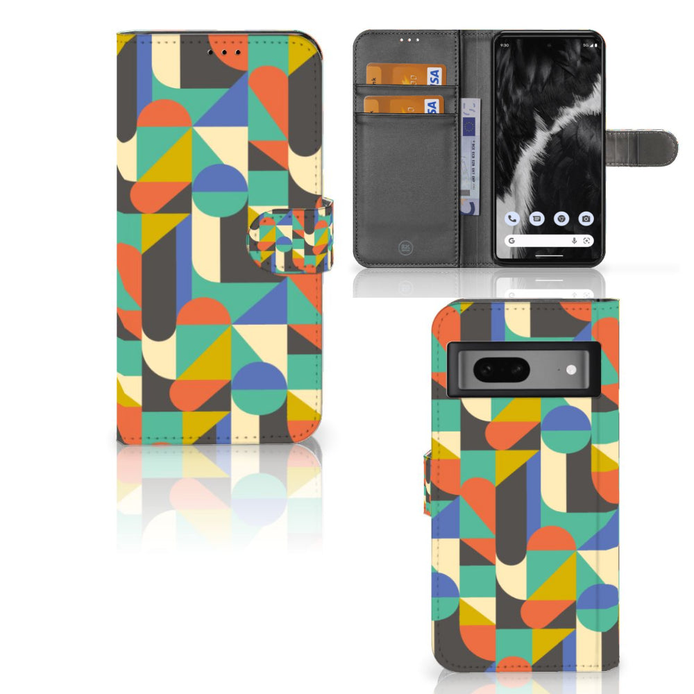 Google Pixel 7 Telefoon Hoesje Funky Retro