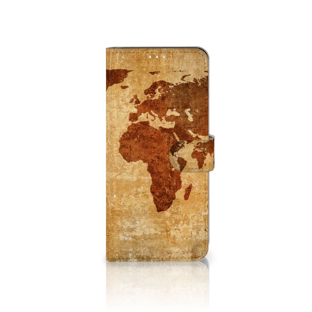 Xiaomi Mi 10T Lite Flip Cover Wereldkaart