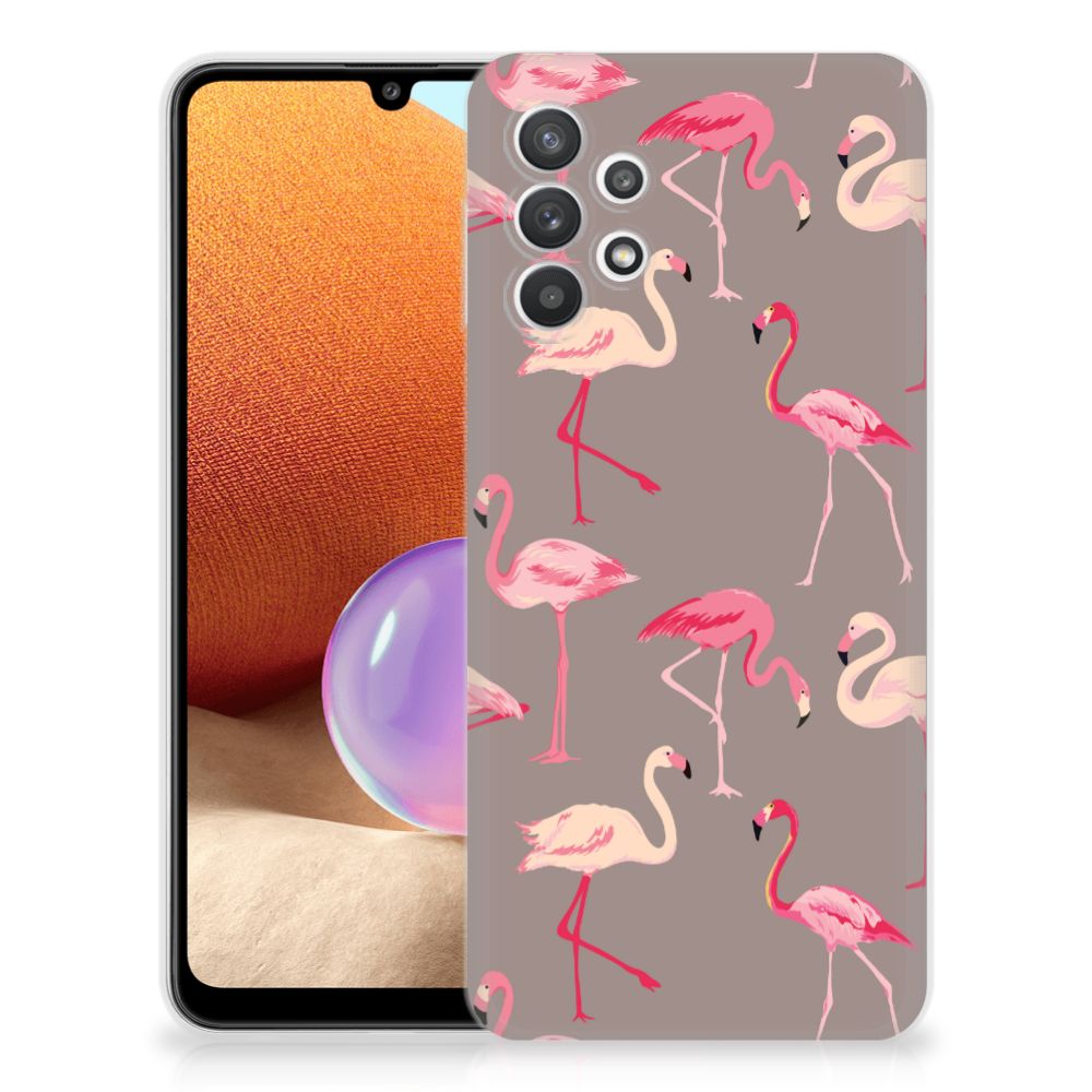 Samsung Galaxy A32 4G | A32 5G Enterprise Editie TPU Hoesje Flamingo B2C Telecom