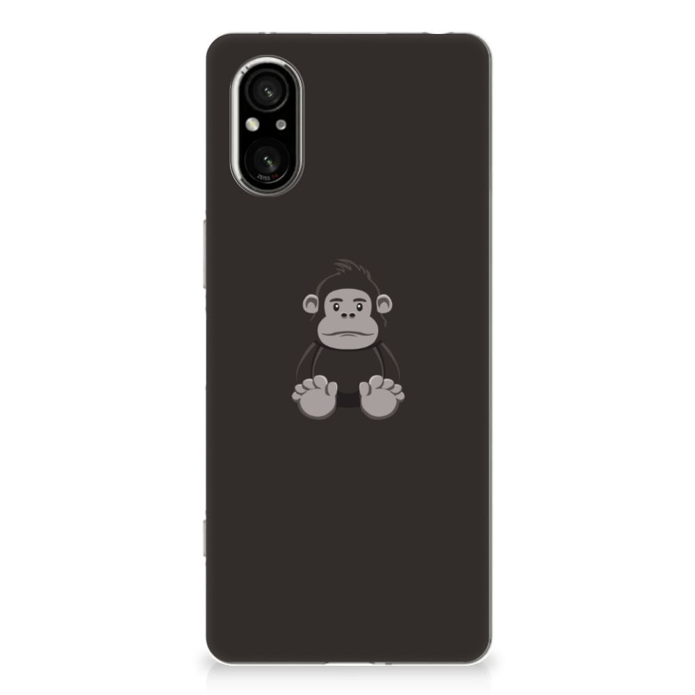 Sony Xperia 5 V Telefoonhoesje met Naam Gorilla