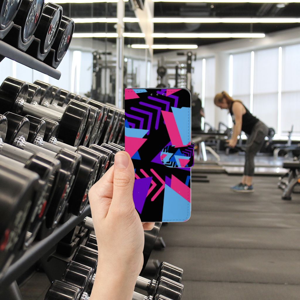 Xiaomi Mi 9 Lite Book Case Funky Triangle