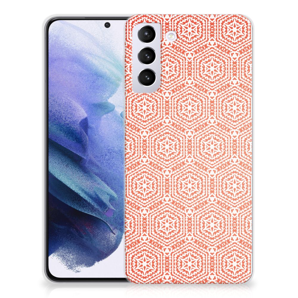 Samsung Galaxy S21 Plus TPU bumper Pattern Orange B2C Telecom
