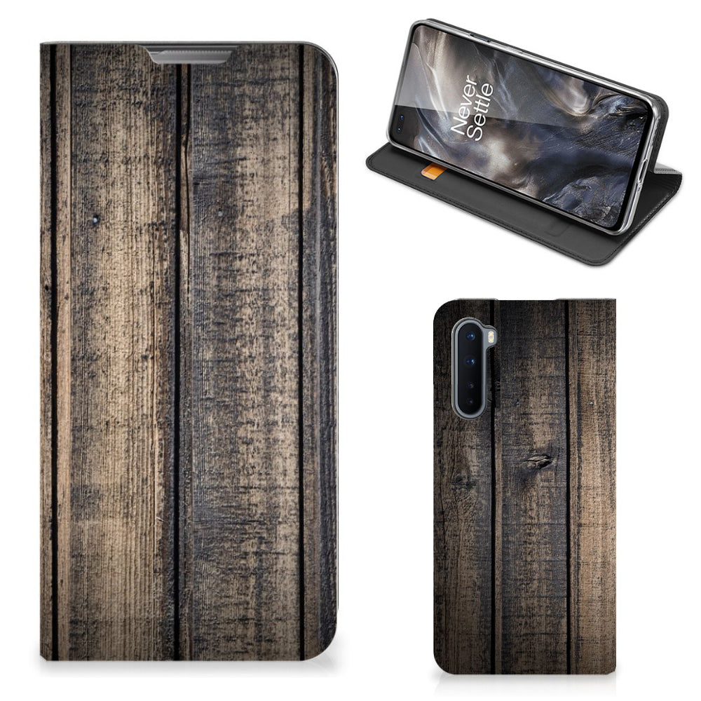 OnePlus Nord Book Wallet Case Steigerhout