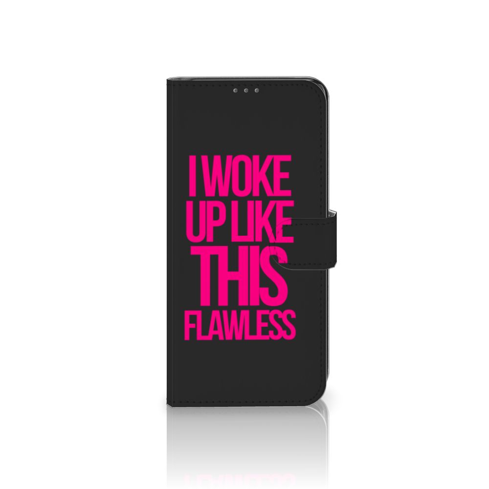 Samsung Galaxy A32 5G Hoesje met naam Woke Up - Origineel Cadeau Zelf Maken