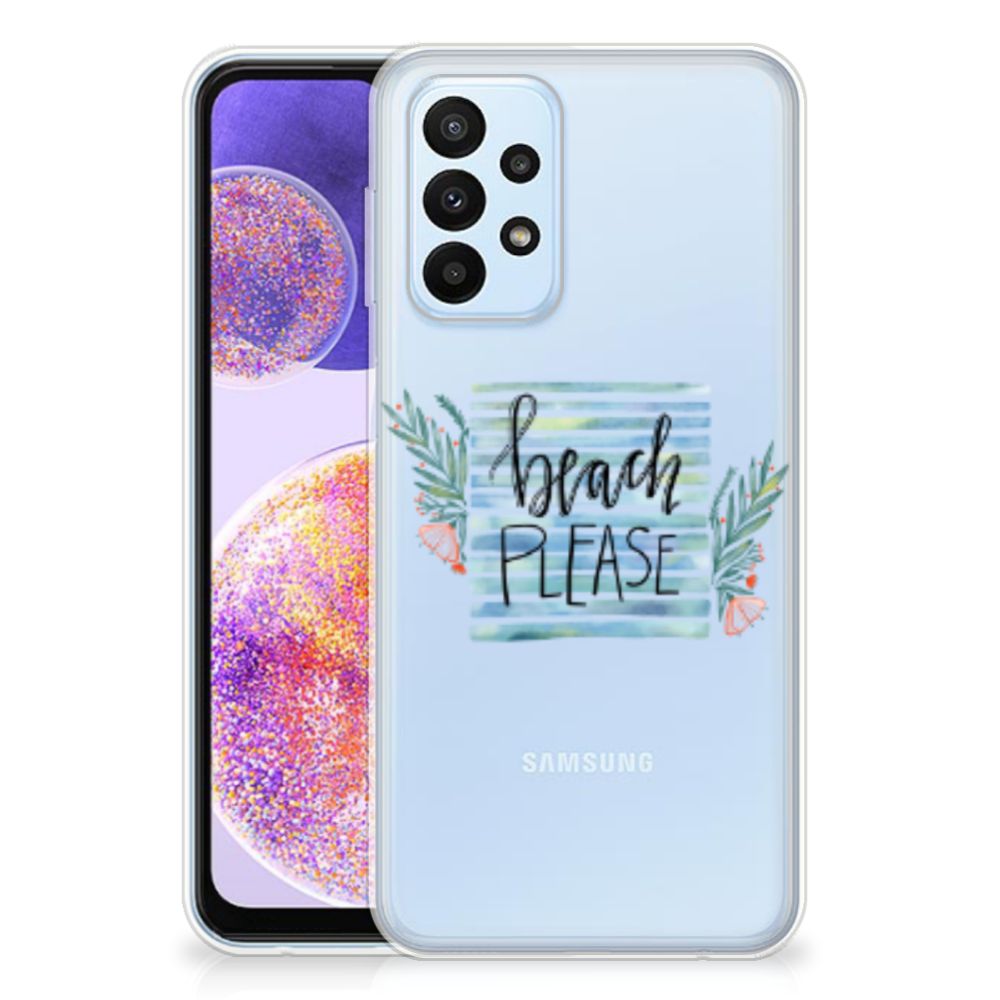 Samsung Galaxy A23 Telefoonhoesje met Naam Boho Beach B2C Telecom