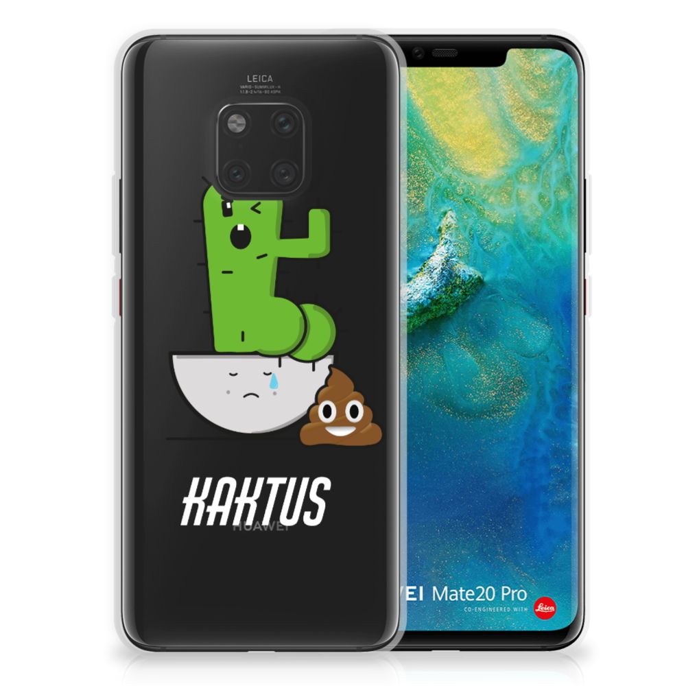 Huawei Mate 20 Pro Telefoonhoesje met Naam Cactus Poo