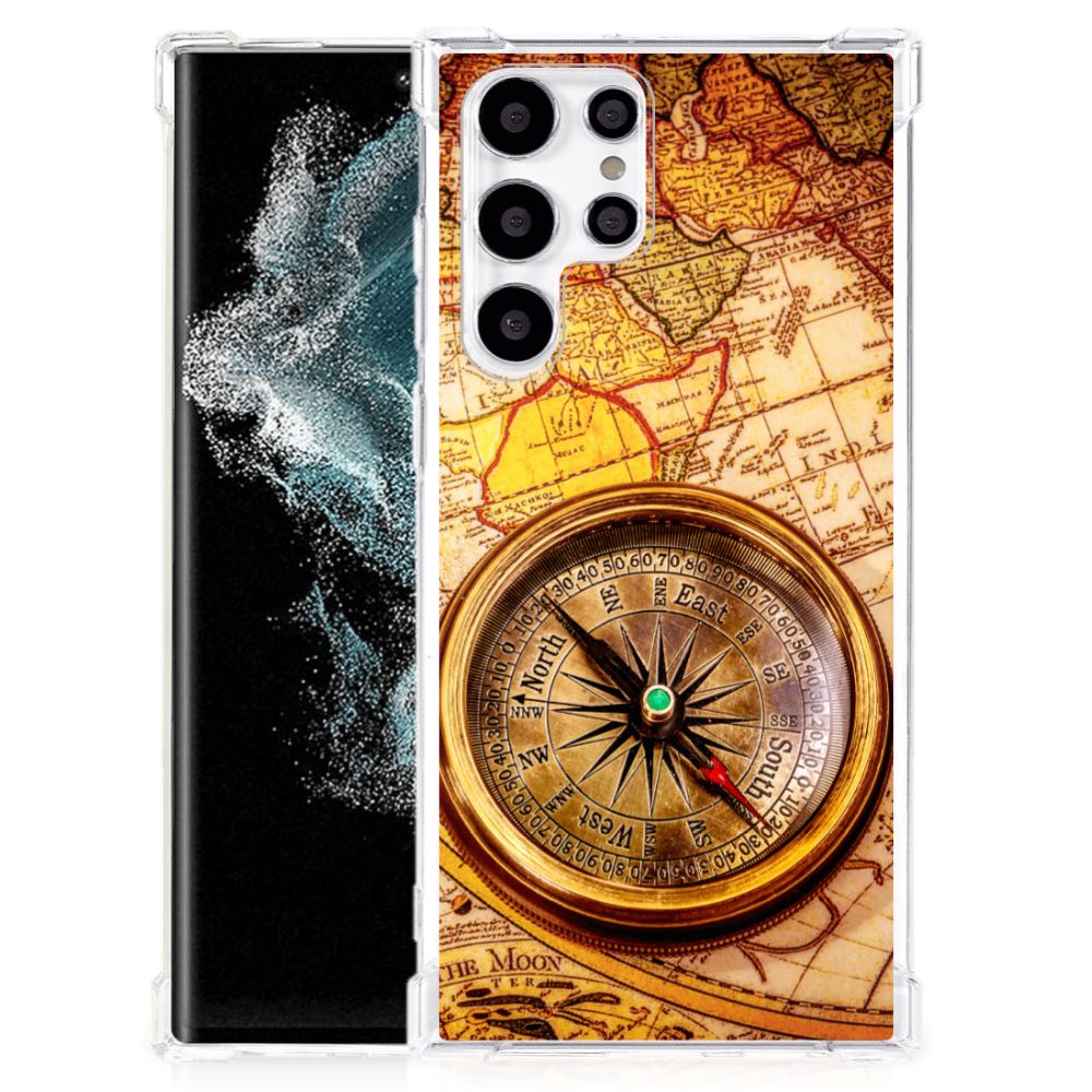 Samsung Galaxy S22 Ultra Telefoonhoesje met valbescherming Kompas B2C Telecom