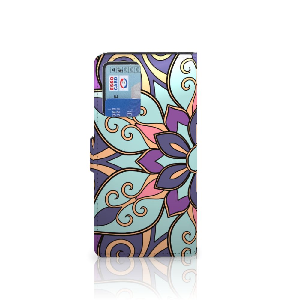 Xiaomi Redmi Note 10 Pro Hoesje Purple Flower