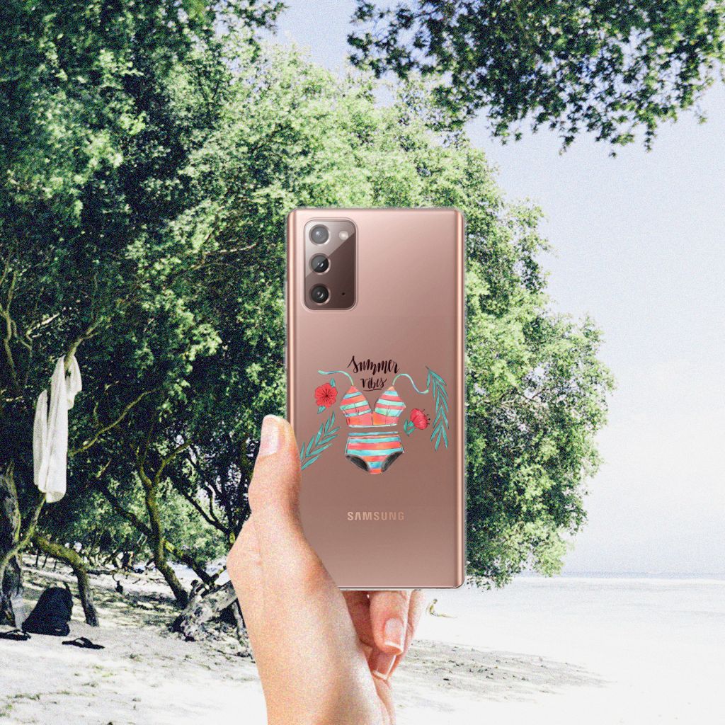 Samsung Note 20 Telefoonhoesje met Naam Boho Summer B2C Telecom