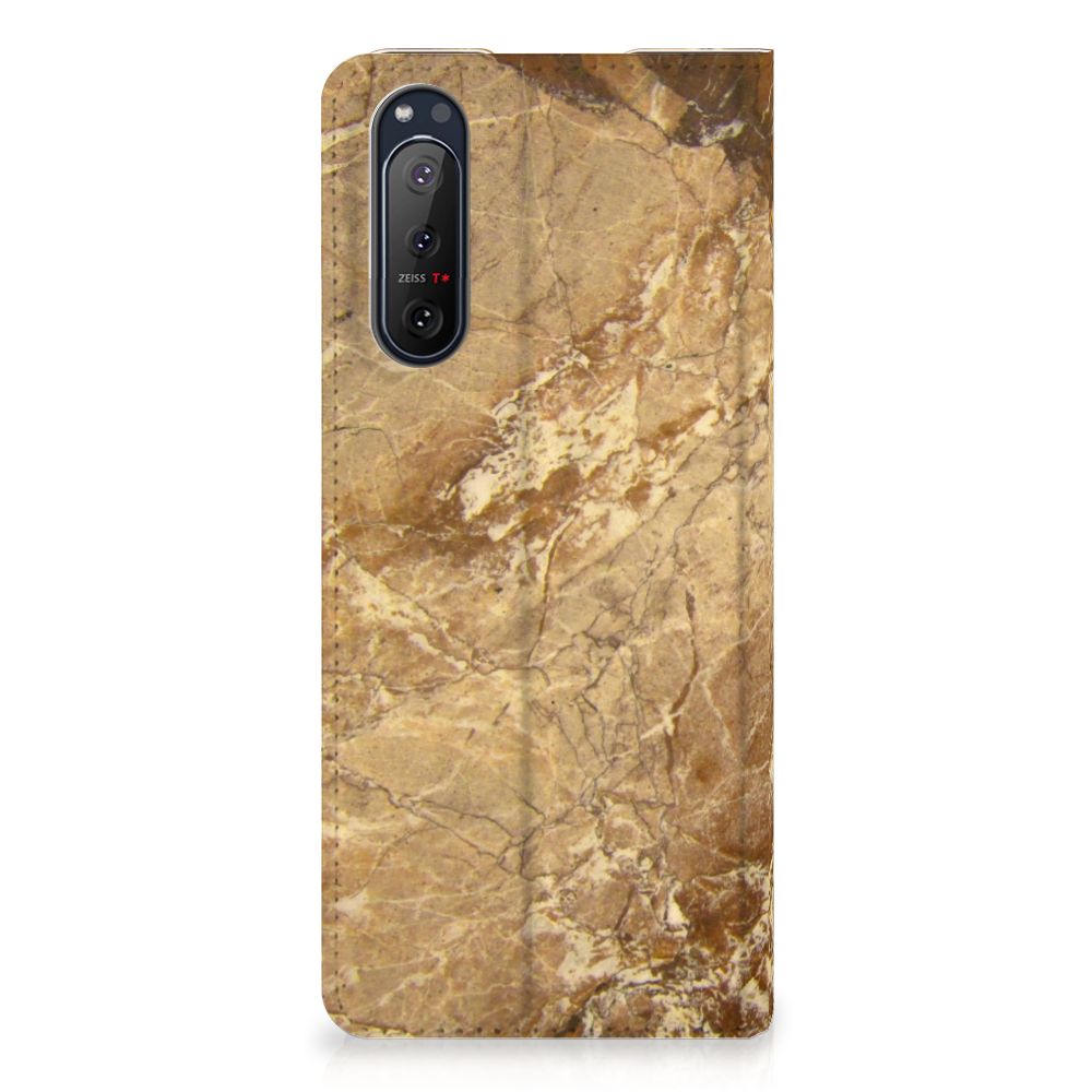 Sony Xperia 5 II Standcase Marmer Creme - B2C Telecom