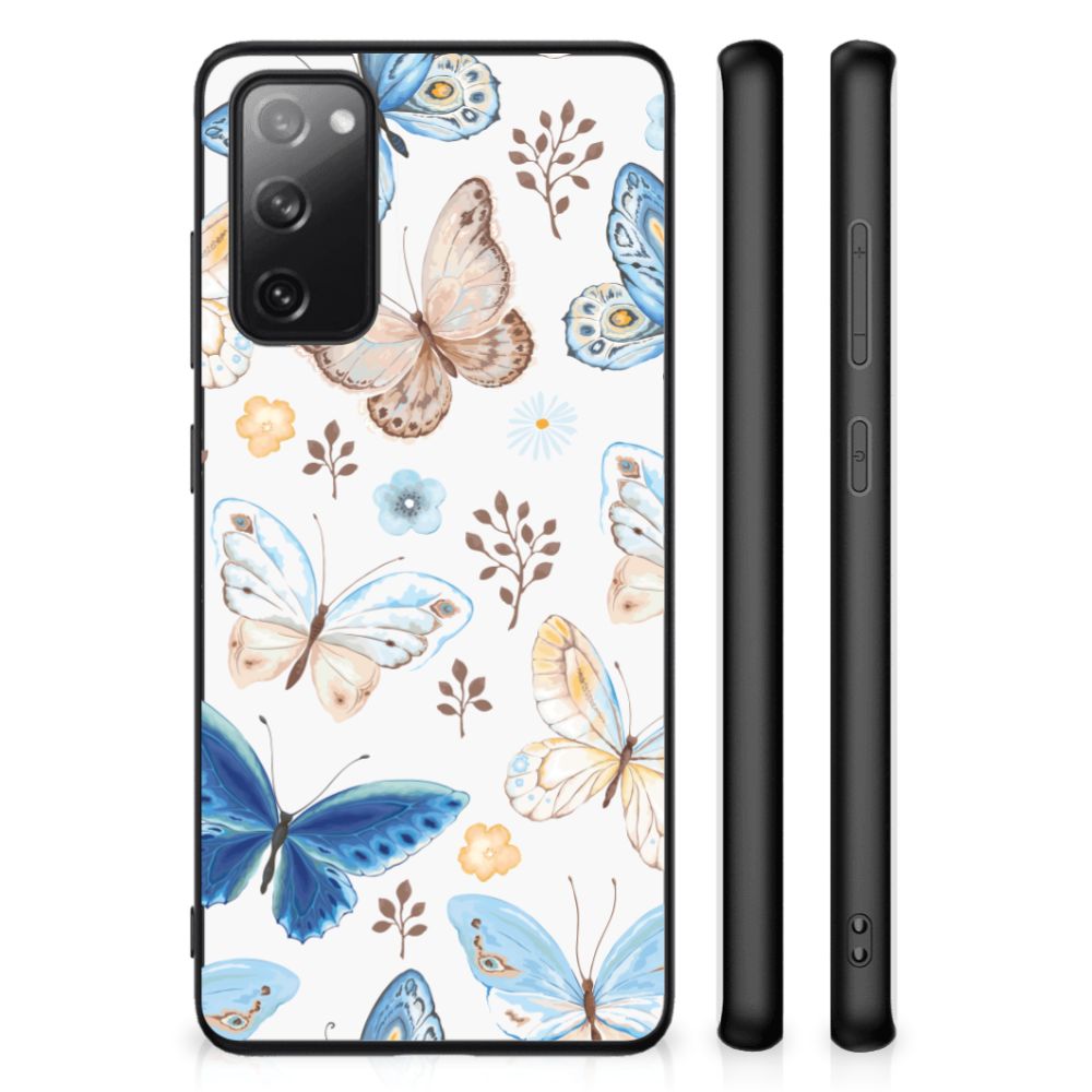 Dierenprint Telefoonhoesje voor Samsung Galaxy S20 FE Vlinder B2C Telecom