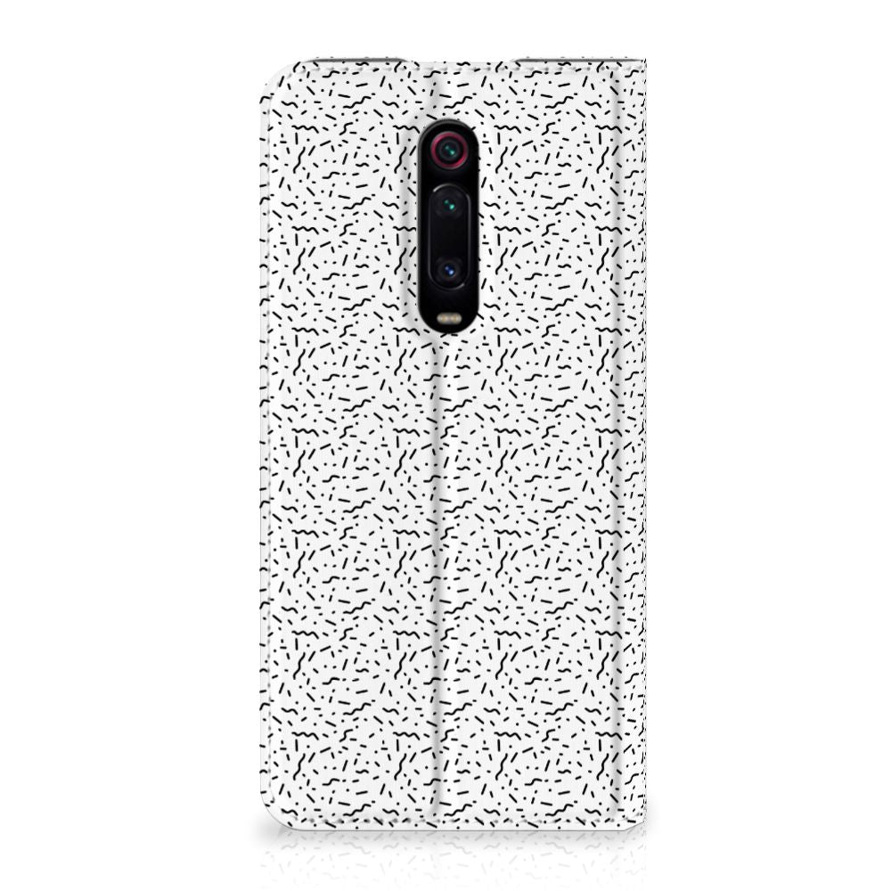Xiaomi Redmi K20 Pro Hoesje met Magneet Stripes Dots - B2C Telecom