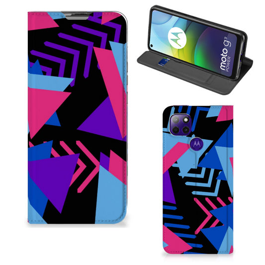 Motorola Moto G9 Power Stand Case Funky Triangle